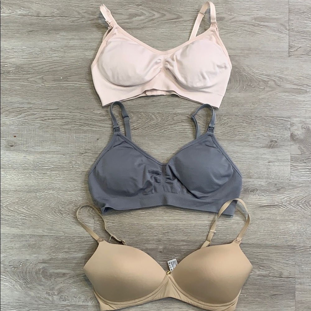 Nursing and maternity bras